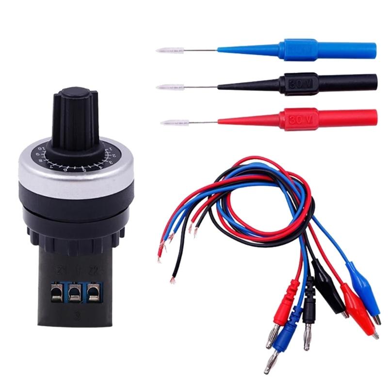 

Universal Auto Circuit Tester Sensor Signal Resistance Simulator Fuel Diagnostic Tools for Vehicle Maintenance Training 1