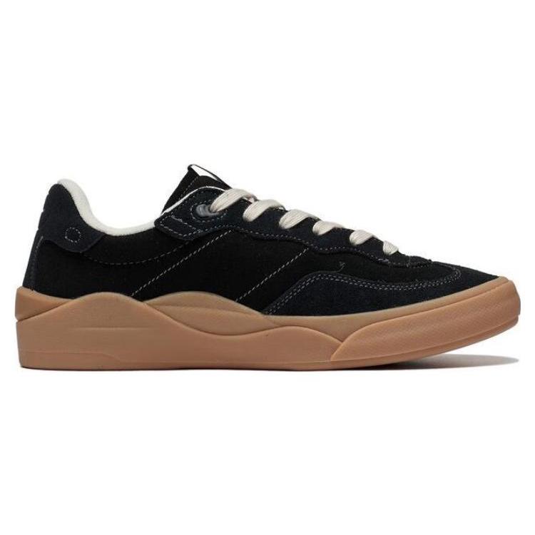 New LiNing Extreme Sports Collection Skate General Durable Breathable Low Top Skateboard Shoes Men's Black AEPSA49-2