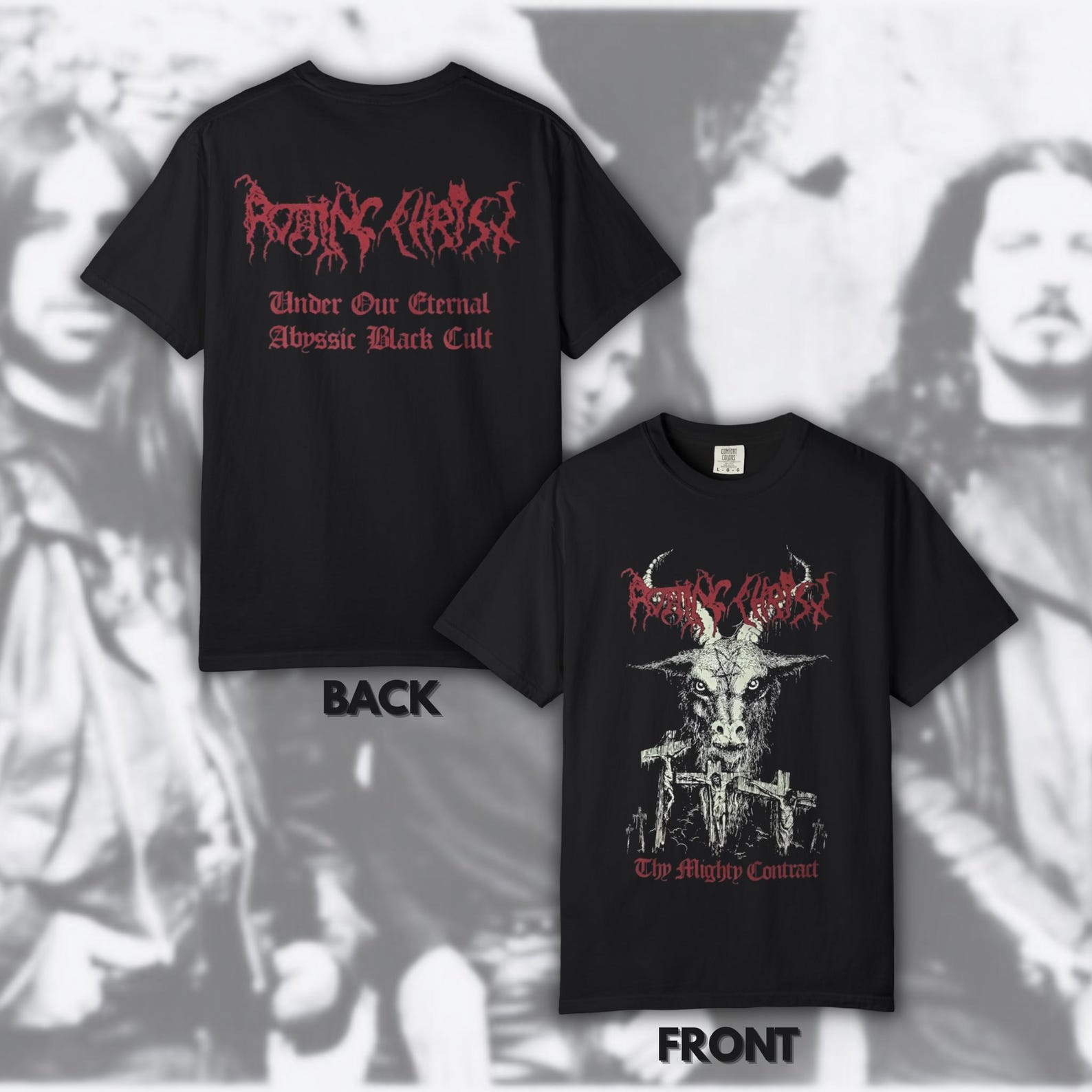 Rotting Christ - Thy Mighty Contract | Size- S, M, L, XL, 2-4 XL S