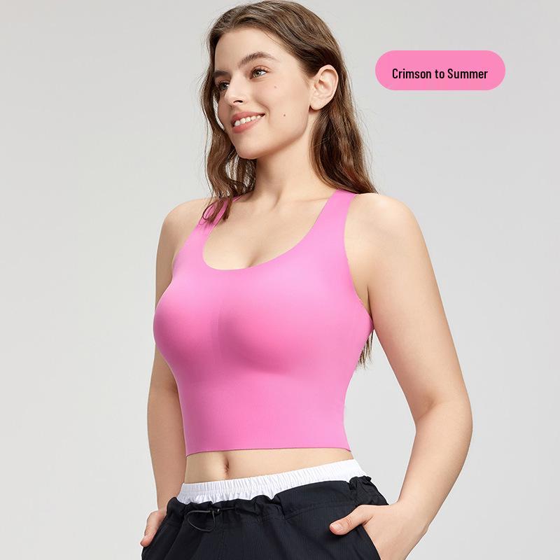 

Женский спортивный бюстгальтер большого размера с перекрестной спинкой и дизайном против вываливания груди по бокам Size 3 (175-200 lbs)