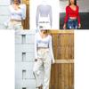 Fashion Women Casual Tank Crop Tops Vest Blouse With Flattering Scoop Neck Design