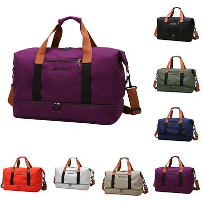 Yoga Bag With Large Capacity, Lightweight Dry Wet Separation, Fitness Bag, Single Shoulder  Cross Portable Short Distance Travel Bag