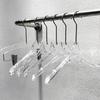 Acrylic Clothing Store Hanger Special Transparent Plastic Children'S Men'S And Women'S Non-Slip Clothing Hanging Support Pants Clip Logo