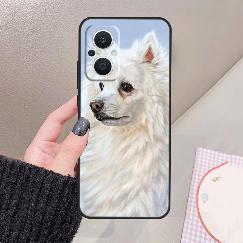 Japanese Spitz Dog Funda For OPPO Reno 12 14 13 11 10 Pro 11F 12F 13F 14F 7 8 Lite OPPO Find X6 X5 X8 X9 Pro Case