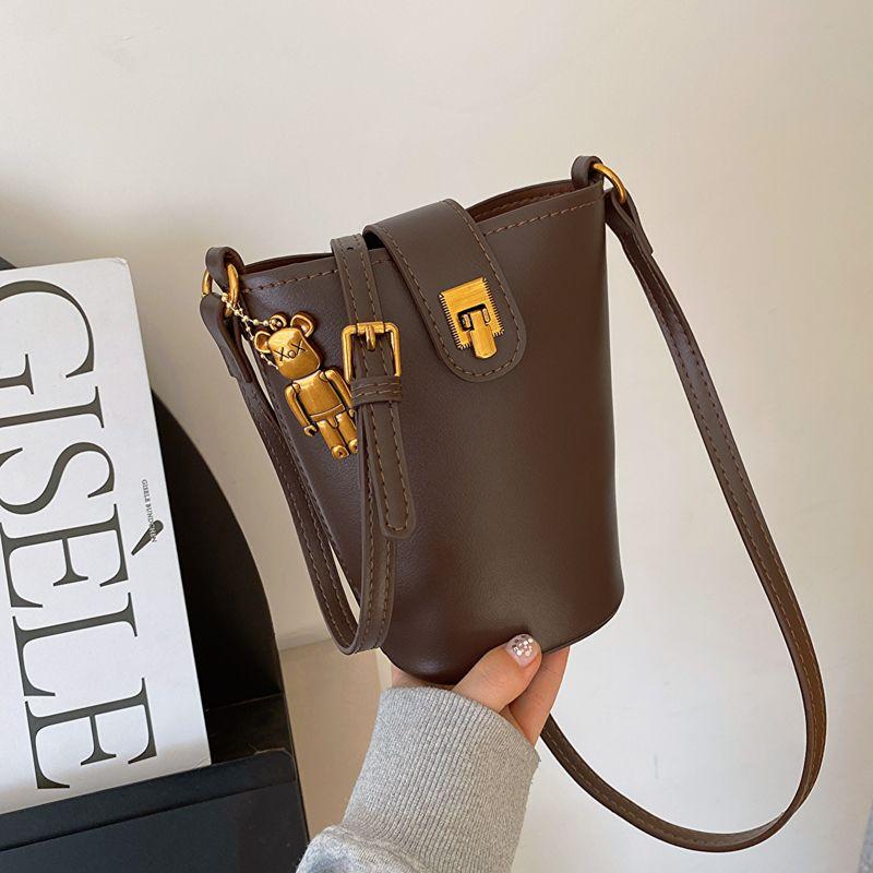 IELGY Women's High-end Mobile Phone Bag Frosted Shoulder Crossbody Bag