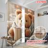 2pcs   Plane Printing Contemporary Curtains