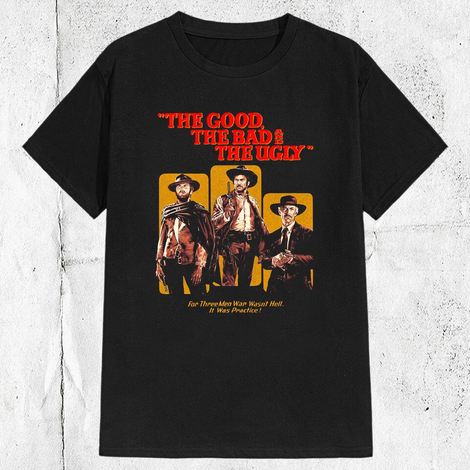 70s The Good, the Bad and the Ugly Movie T shirt 4XL