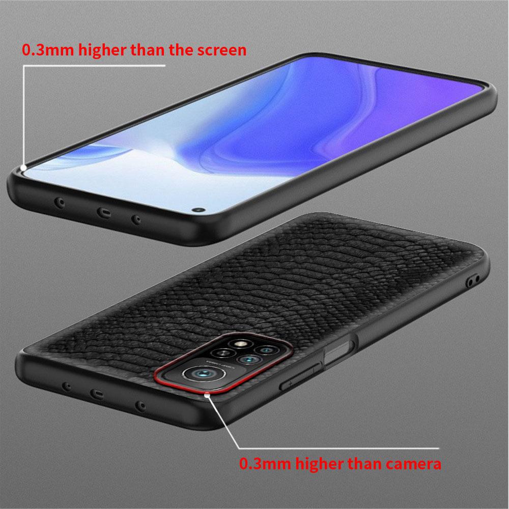 Husă Pentru Xiaomi Mi Poco X3 X4 NFC M3 Mi 11 11T 10 T 9T 12 9 10T Lite Silicon Spate Husă Telefon Imprimeu Piele de Șarpe