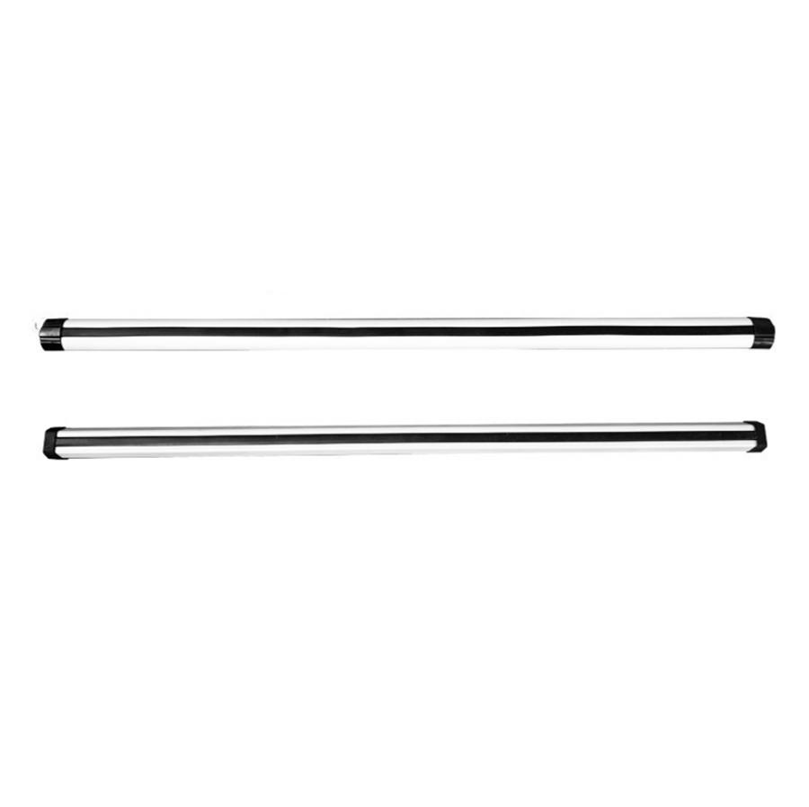 48" Universal Car Top Roof Rack Cross Tube Bar Cargo Luggage Carrier Rack Silver