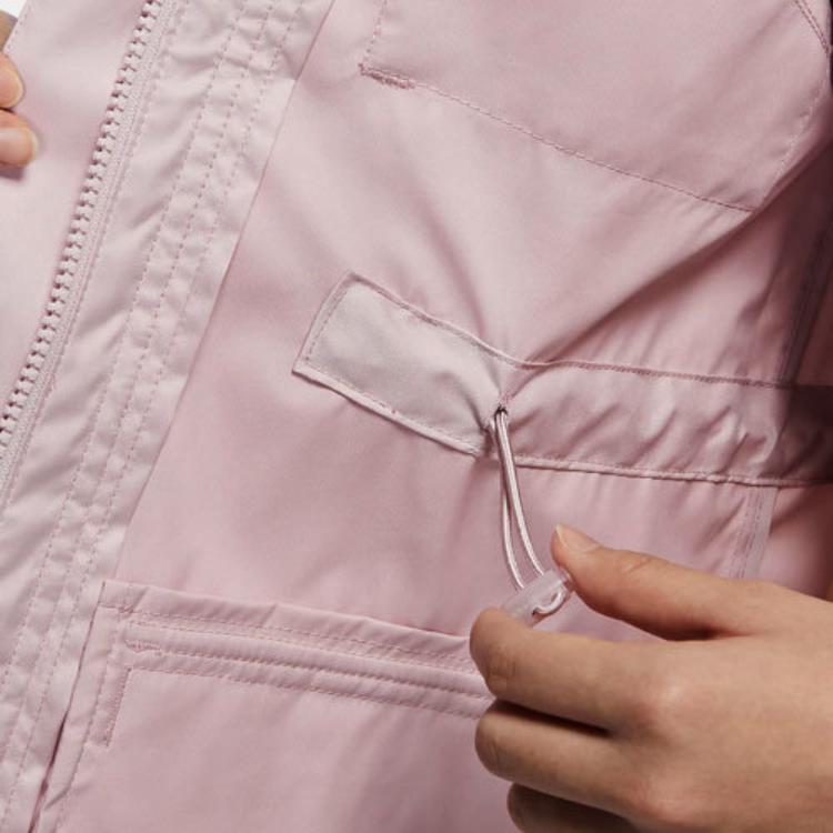 Nike Multi-Pocket Stand Collar Woven Jacket Women Jackets Champagne CZ8973-645