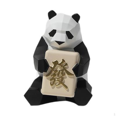Entzückende Panda-Skulptur für Heim- und Bürodekoration