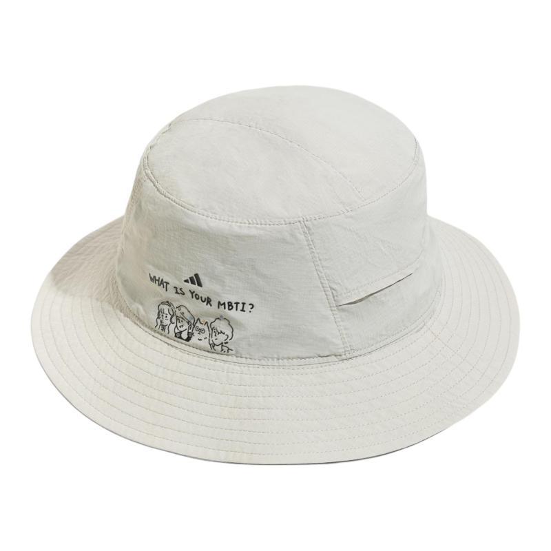 Adidas Polyamide Bucket Hats Unisex White Adidas JP0422