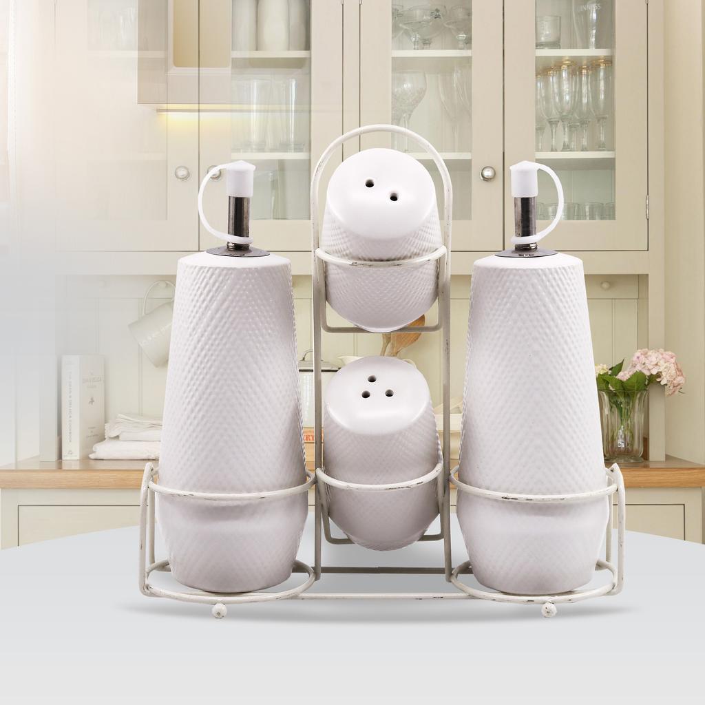 Keramische kruidenset 5-delig MAESTRO WHITE MR-20002-04S