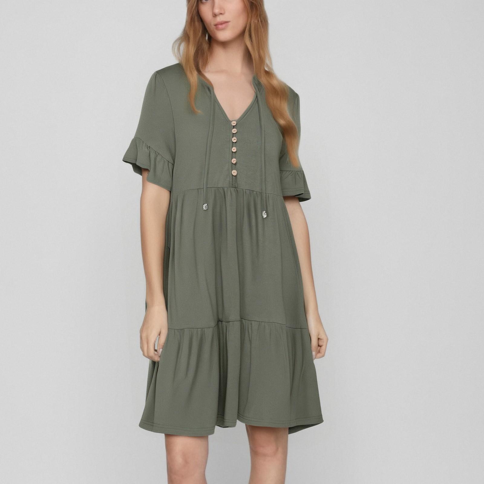 

Женский повседневный сарафан длиной до колена, модное удобное платье S