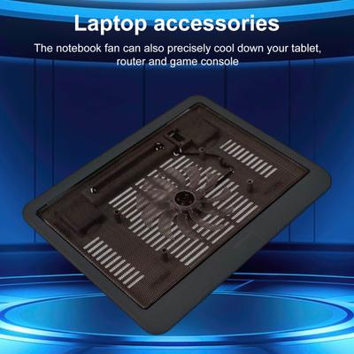 Laptop Cooling Pad Ports 6 Wind with USB Speeds Fast Heat Dissipation Universal