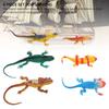 6 Pcs Lizard Figurines Educational Early Learning Realistic Models Reptile Animal Figurine Toys Set