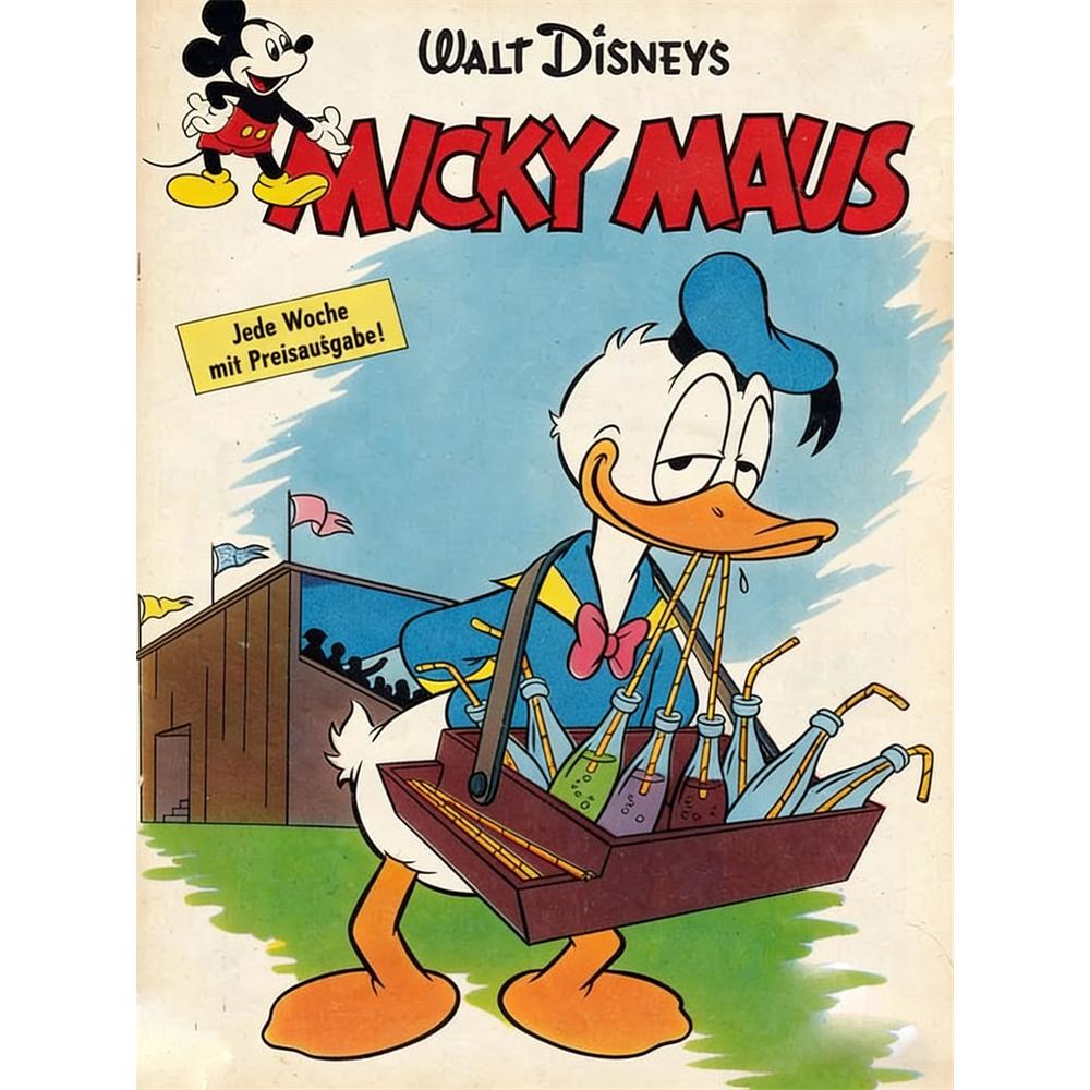 

Disney 5D DIY Diamond Painting Retro Mickey Mouse Comic Magazine Cover Full Round Diamond Mosaic Cartoon Cross Stitch Art Painting for Home Decor Round 20x30cm