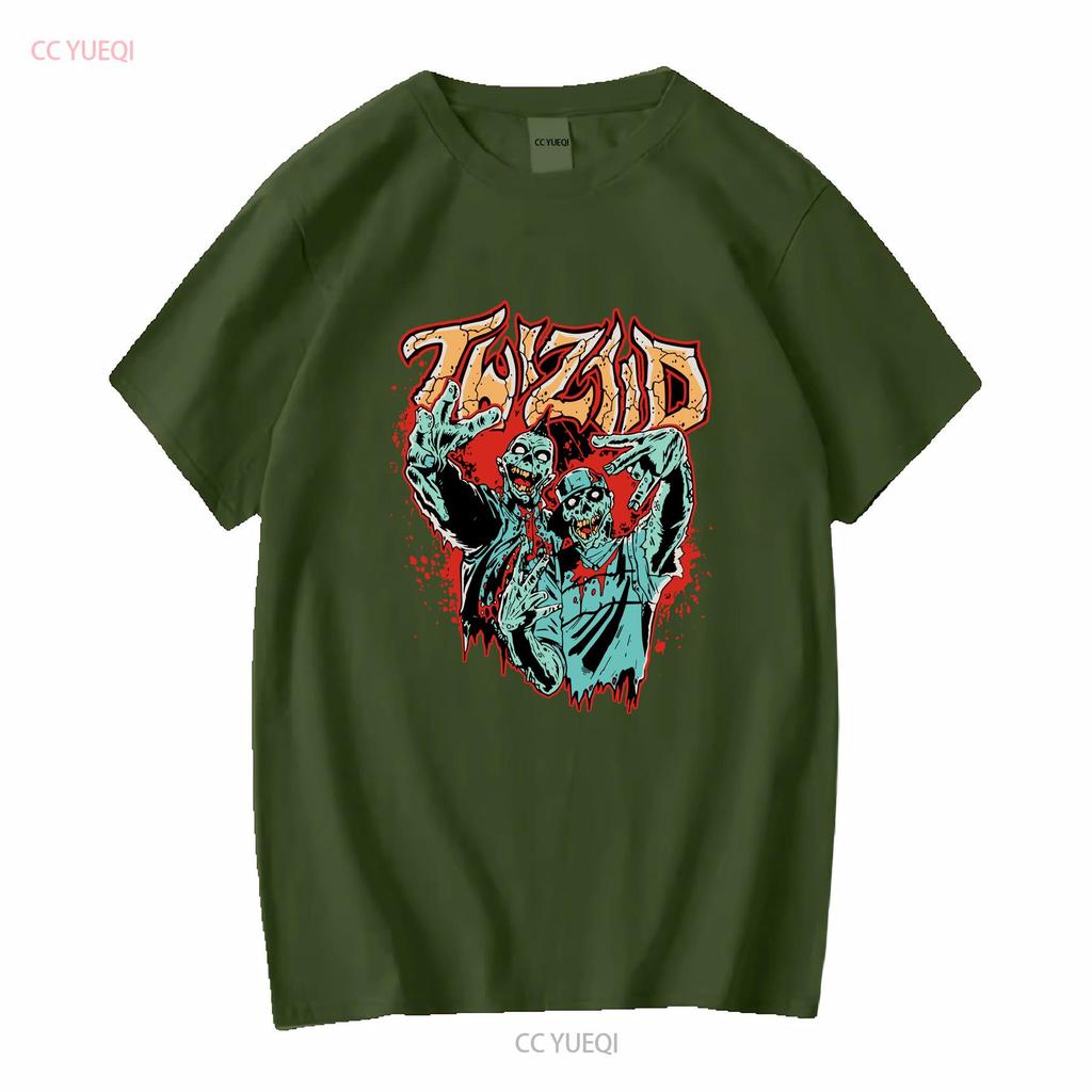 Twiztid Zombie T-Shirt vintage gewaschen leicht bequem dehnbar Unisex stilvoll Mode vielseitig weich Streetwear