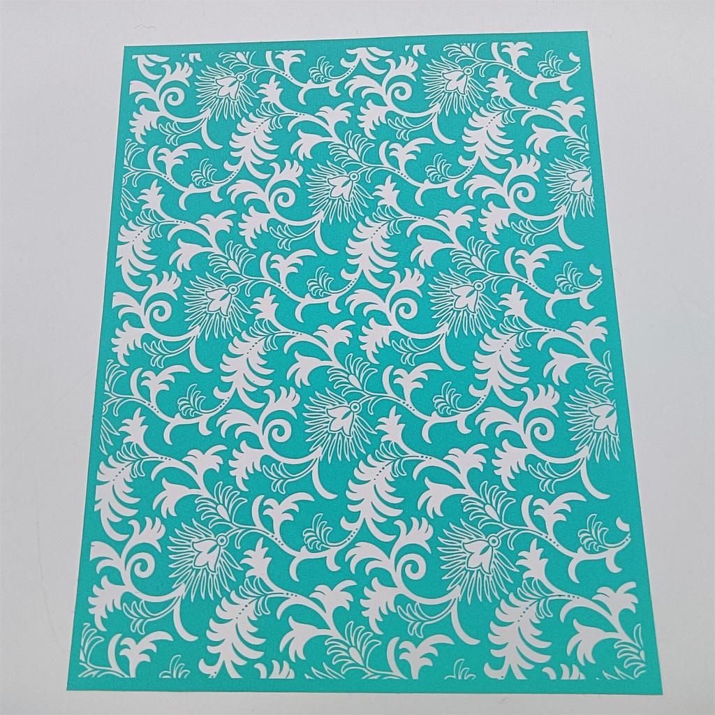 DIY Sítotisk Šablona Květina Tráva Síťovina Přenosy Řemeslná výroba pro malování na dřevěné plátno Taška Domácnost