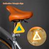 1Pcs Elastic Cord Reflective Triangle Sign with Spring Hook Safety Warning Safety Clip Plastic Hanging Tag
