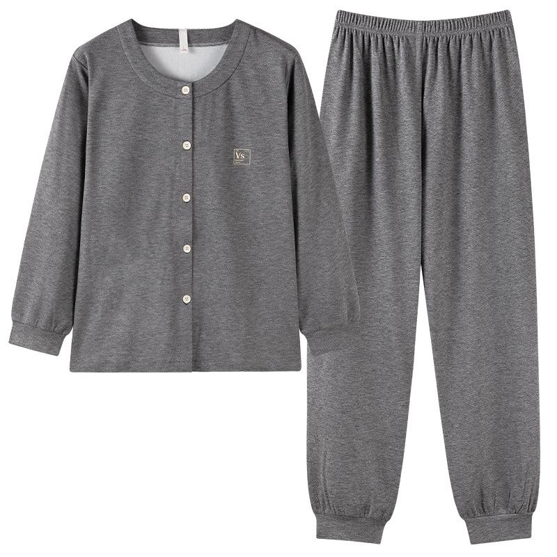 German Velvet Pajamas Women'S Autumn And Winter Thickened Warm Long-Sleeved Winter Thin Velvet High-End Loungewear Set