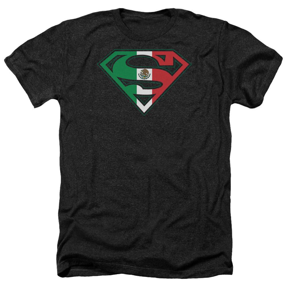 SUPERMAN MEXICAN SHIELD Licensed Adult Men039;s Heather Tee Shirt SM-3XL Unisex T-Shirt XXL