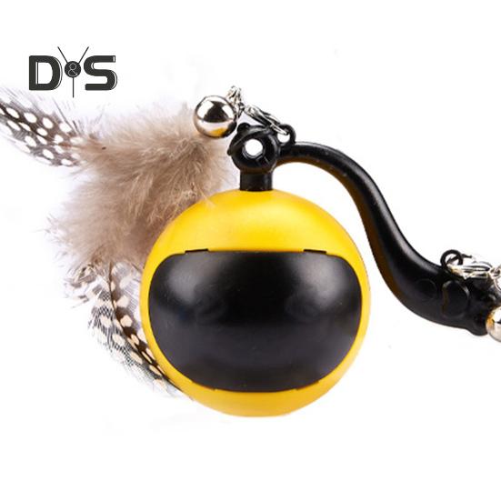 Interactive Cat Toy Rechargeable Automatic Cat Toy Ball with Remote Control Motion Activated Self Rolling Ball for Indoor Cat