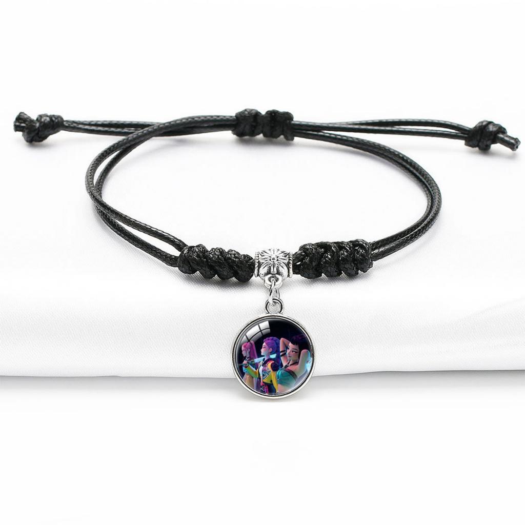Vajra Weaving Knot Bracelet With Multi-Color Adjustable Pendant