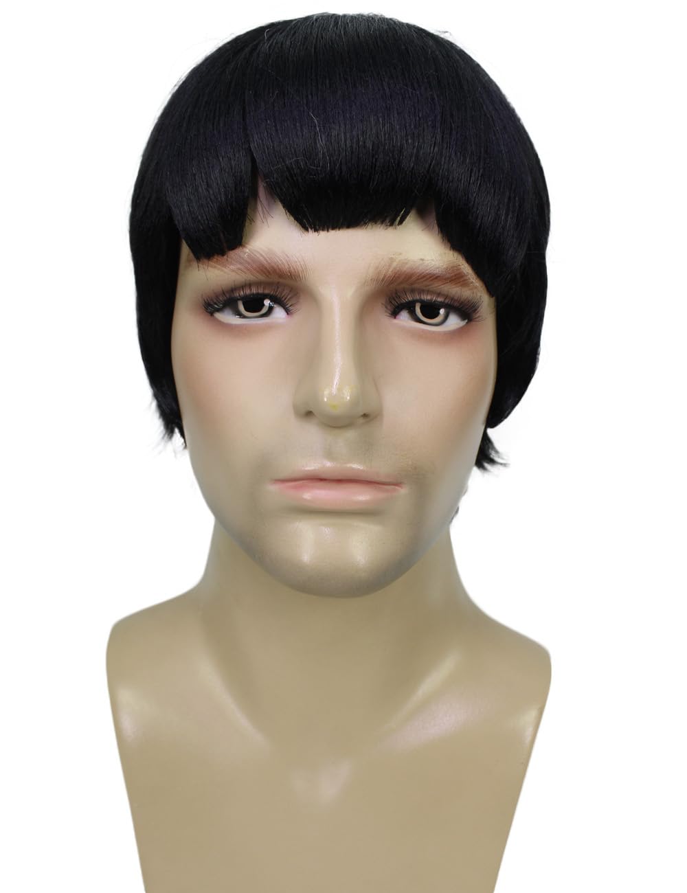 

Wigs2you Парик H-5607 Взрослый мужской 10-дюймовый средней длины парик костюма Джин Бразер, Темные синтетические волосы, Хэллоуин Косплей, Аниме, Смешной
