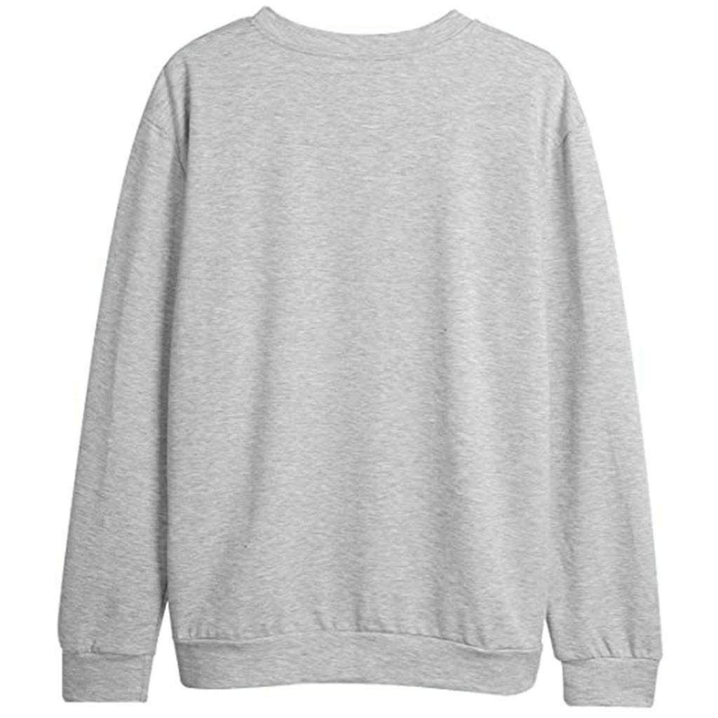 Women Halloween Casual Printing Long Sleeve Sweatshirt Pullover Tops Blouse