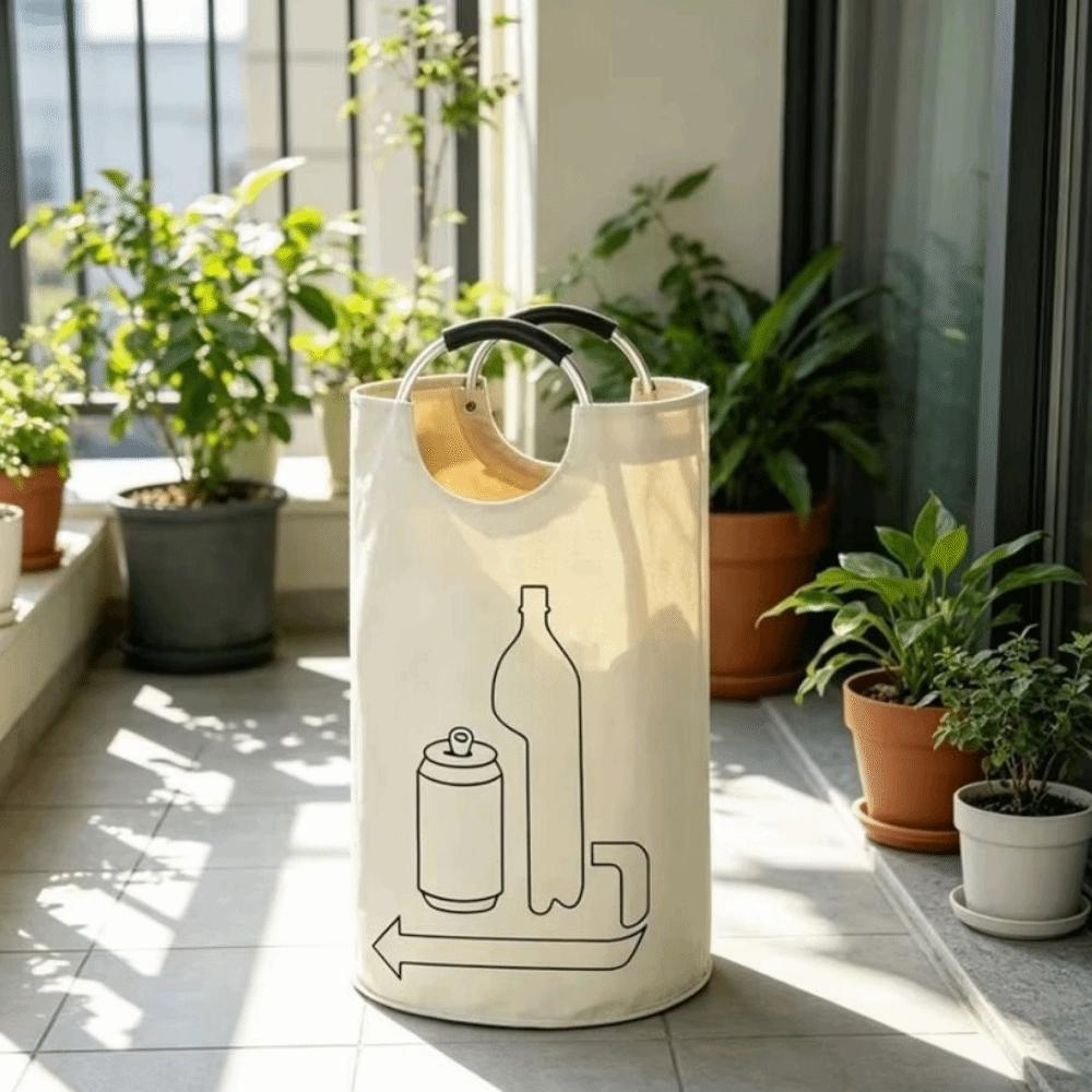 Oxford Cloth Bottle Collector Bag 90 L Recycling Bin Bag Empty Bottle Storage Basket Pantry Use