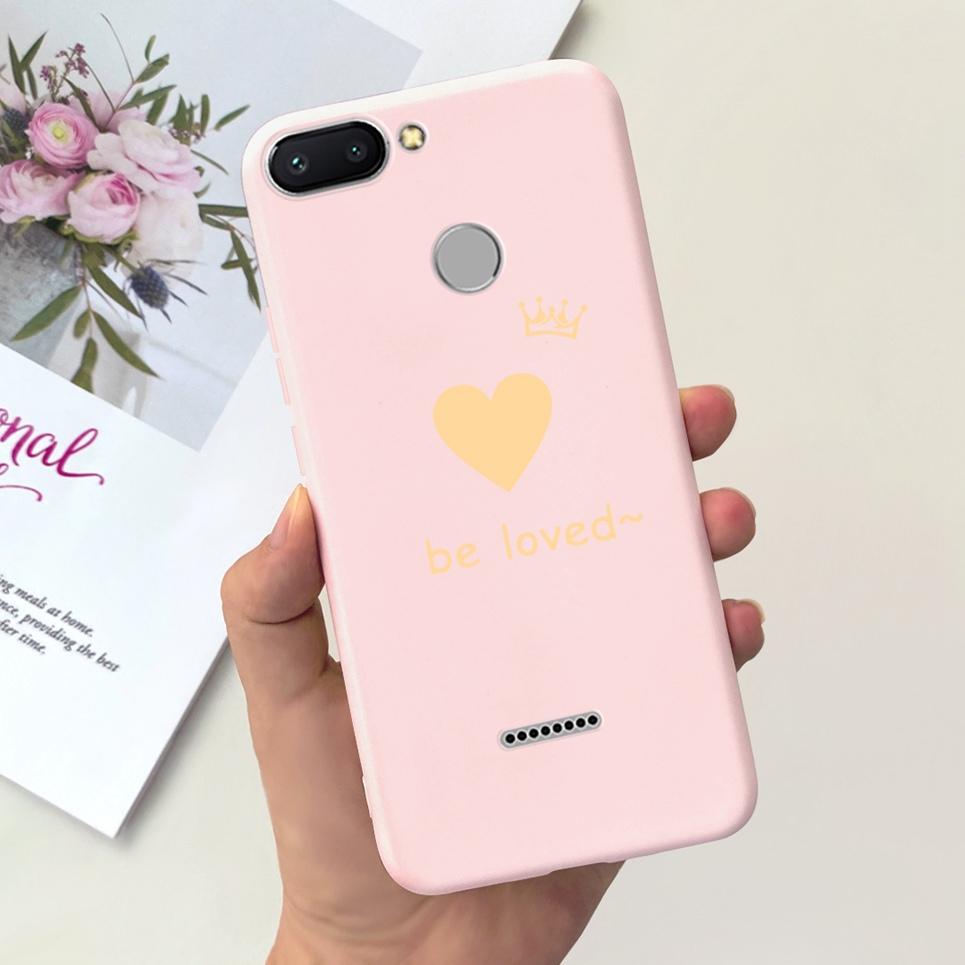 For Cover Xiaomi Redmi 6 6A 6Pro Bumper Shell Fashion Stylish Design Phone Cover For Redmi6 Redmi6a Soft Liquid Silicone Fundas