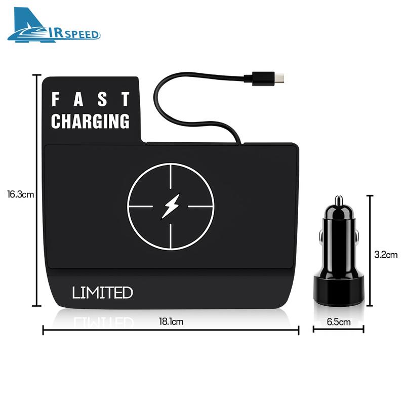 Car Wireless Charger for Honda Civic X 10th 11th Gen 2016- Accessories Mobile Phone Fast Charging Holder 15W Charger Board
