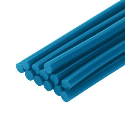 ABSOPRO Heißklebestifte Langlebig 7x100mm Dellenreparaturklebestifte EVA Blau (12er-Set)