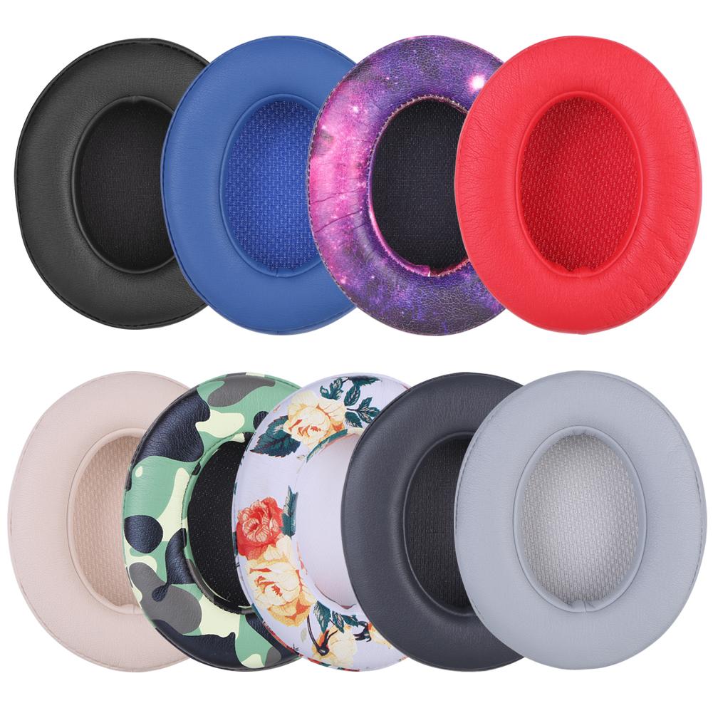 Ohrpolster mit hochdichtem Memory-Schaum Weiches Leder Ersatz-Ohrpolster Kopfhörer-Ohrenabdeckungen für Beats Studio 2.0 Studio 3.0