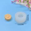 1pc Small Holeless Heart Chrysanthemum Scented Candle Silicone Mold DIY Chrysanthemum Scented Plaster Home Decor Silicone Mold