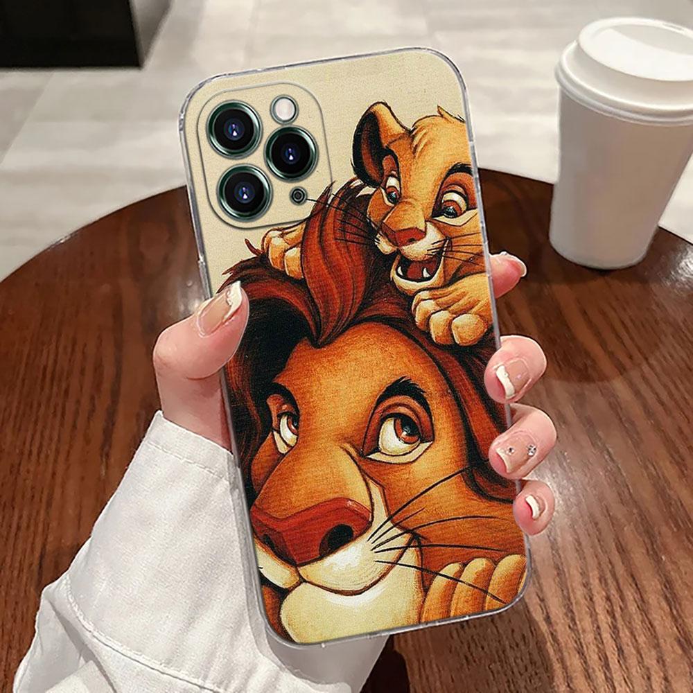 The Lion King HAKUNA MATATA Transparent Phone Case For iPhone 17 Pro Max 17E 11 12 13 14 15 16 Pro Max Plus 17 Air 16E 7 X Cover