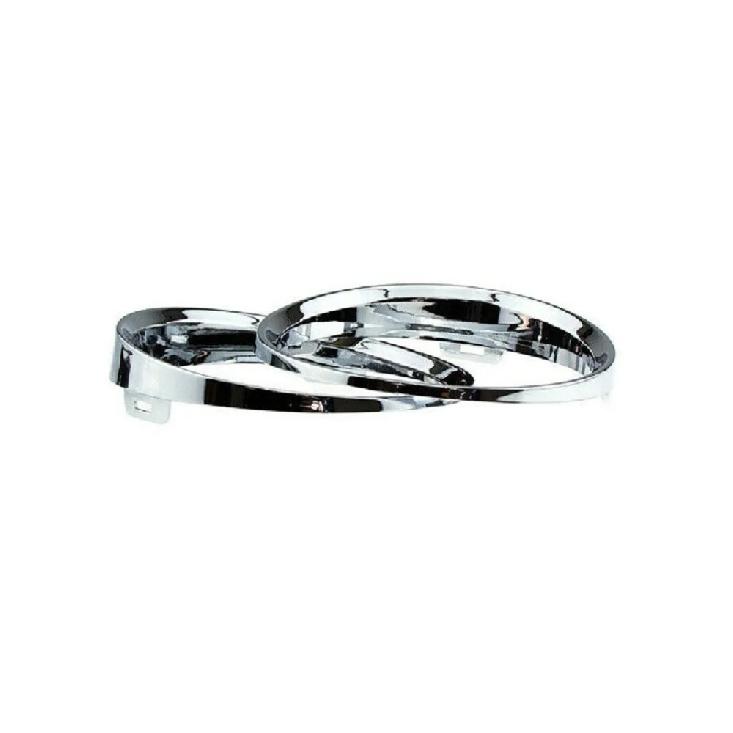 2PC Snap On Gauge Cluster Dashboard Bezel Rings Trim Dial Rings Bezel Speedometer Frame Decoration Trims For BMW E90 E91 E92 E93