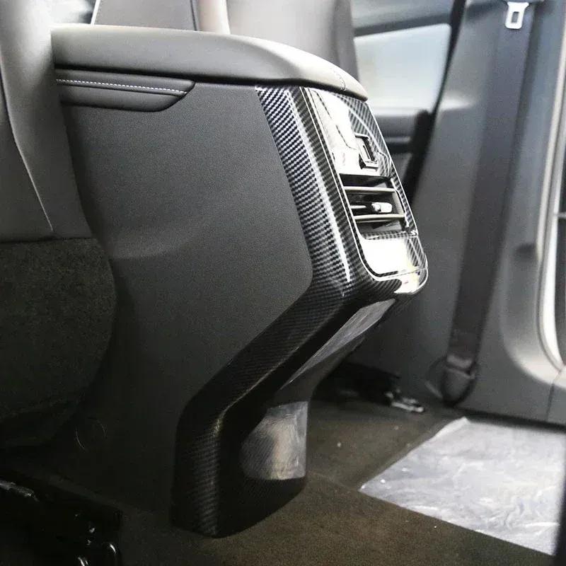 Car Rear Discharge Trend Armrest Box For Changan CS55PLUS 2023 2024 Anti-kick Panel Protective Cover Auto Modification Supplies