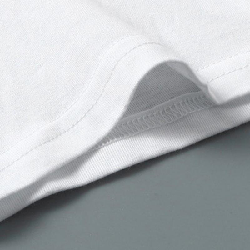 Men Teenager Summer Loose Short Sleeve O Neck Printed Pullover Brathable Cotton T-shirt