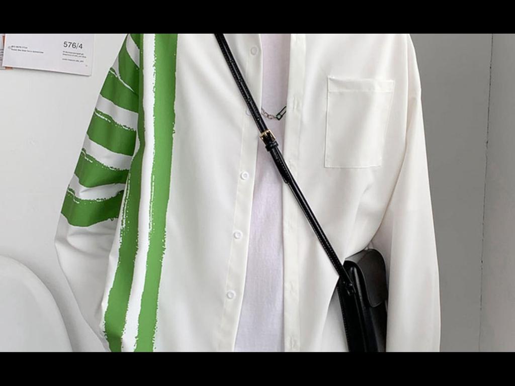 Men's Long Sleeve Hong Kong Style Versatile Shirt