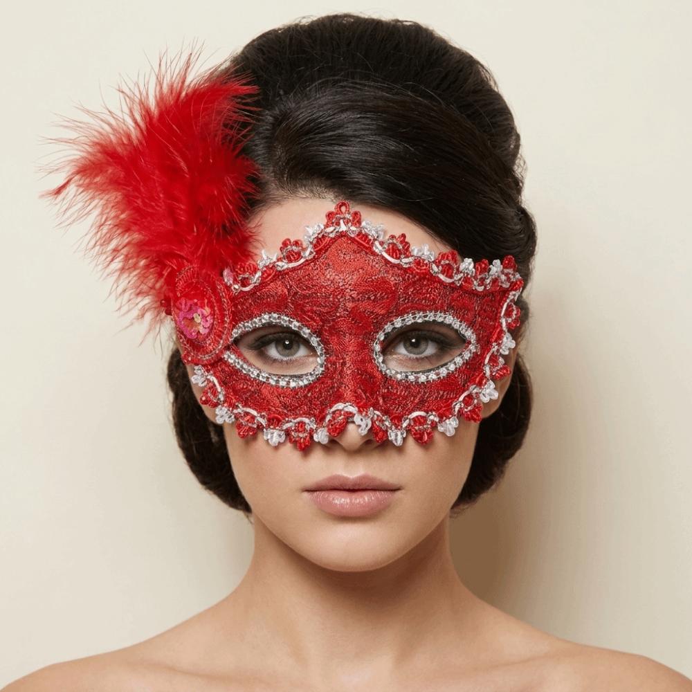 Lace Half-Face Mask Seductive Style Halloween Festival Party Mask Makeup Festival