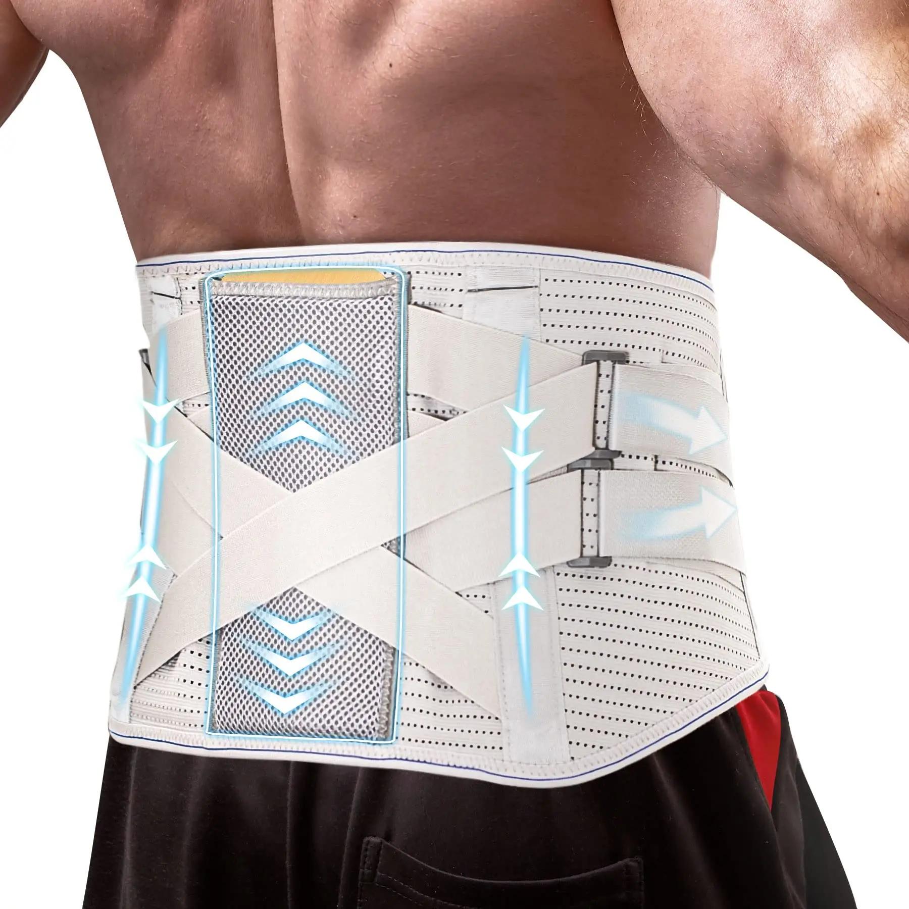 

Lumbar Support Belt for Women Men Lower Back Pain Relief with 3 Support Stays Sciatica Scoliosis Herniated Disc XXL