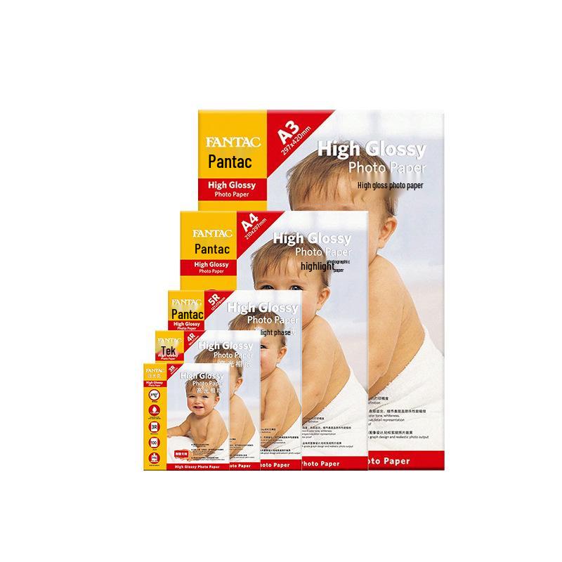 Waterproof RC Inkjet Photo Paper: 5", 6", 4R, 5R, 3R Sizes