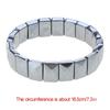 Terahertz Bracelet Bangle Rectangle Bead Hand Row Sparkle-Adjustable Wristband Natural Terahertz Stone Jewelry-Decor