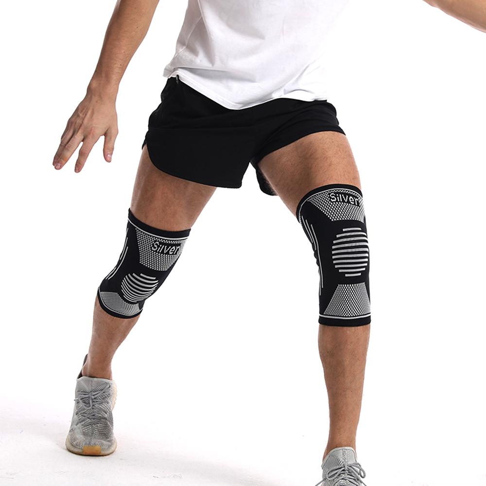 1Pc Knee Guard Support Compression Sleeves For Running Basketball Fitness Squats Workouts Protection