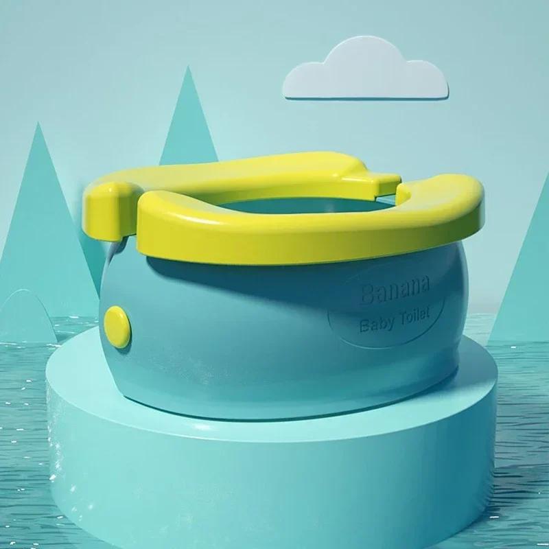 Inodoro para niños Inodoro plegable tipo banana Inodoro para bebé para coche Inodoro para bebé Inodoro Lavabo portátil para niños Sin limpieza Turismo al aire libre