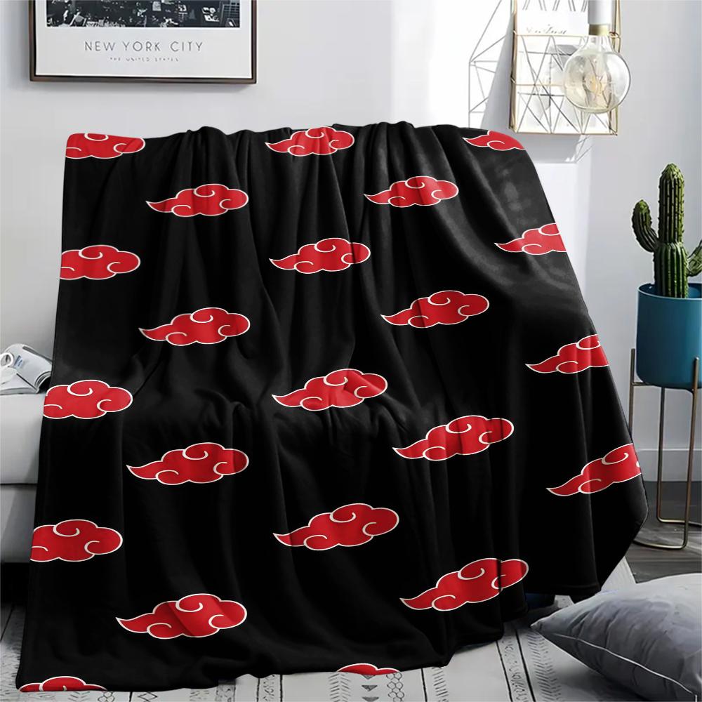 1Pc Cartoon Print Flannel Blanket, High Quality Comfortable for All Seasons, Home Decor, Warmth and Comfort, Perfect for Christmas Birthday Gift