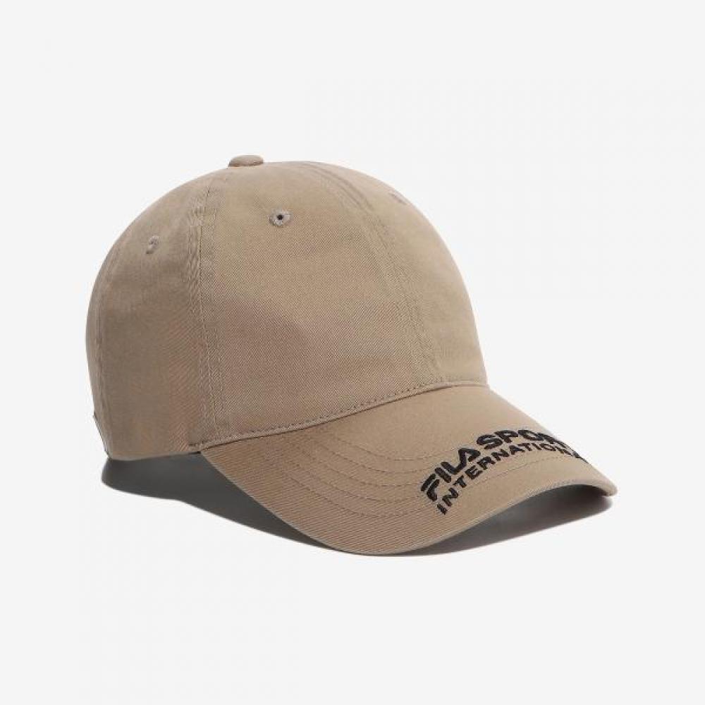 Fila Big Wording Logo Ballcap NATURALBEIGE/000