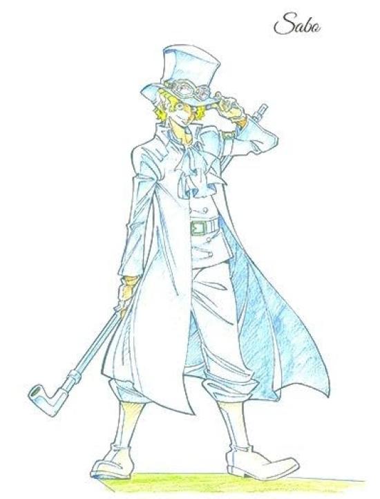 One Piece Clear File Sabo ILLUSTRATIONWORKS Official Merchandise